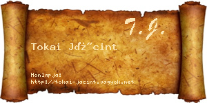 Tokai Jácint névjegykártya